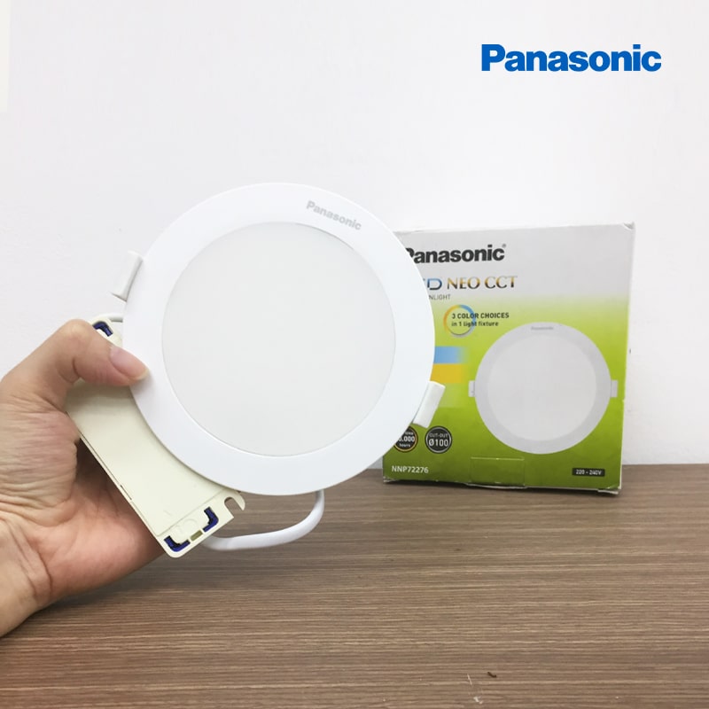 Đèn LED Âm Trần Panasonic Neo Slim Tròn NNP74476 15W 3 Chế Độ