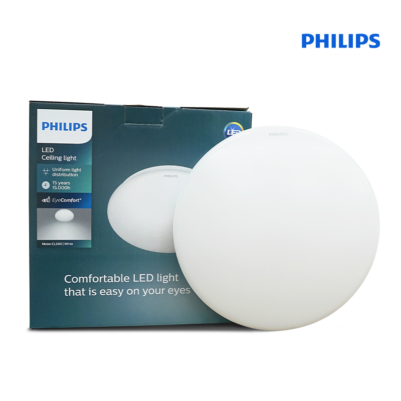 Đèn ốp trần Philips LED [CL200 / EC / RD] 17W