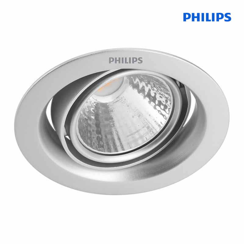 Đèn âm trần Philips Pomeron 59774 / 3W - Góc chiếu hẹp, Tạo điểm nhấn (Màu bạc)