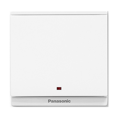 Panasonic Moderva - Bộ 1 Công Tắc D, Bắt Vít, Có Đèn Báo Màu Trắng | WMFV503307