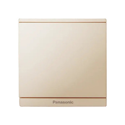 Panasonic Moderva - Bộ 1 Công Tắc B, 1 chiều, Bắt Vít Màu Vàng Ánh Kim | WMF501MYZ-VN