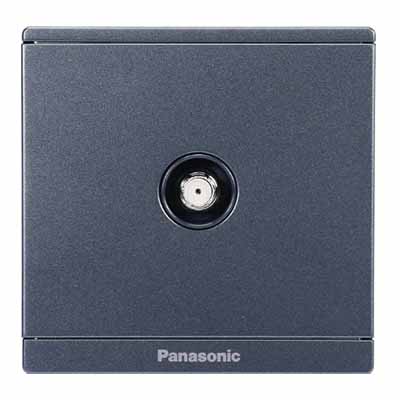 Panasonic Moderva - Ổ Cắm CATV Màu Xám Ánh Kim | WMF311MYH-VN