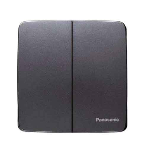 Panasonic Minerva - Bộ 2 Công Tắc E Đảo Chiều - Màu Xám Ánh Kim | WMT596MYH-VN