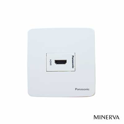 Panasonic Minerva - Bộ Ổ Cắm HDMI - Màu Trắng | WEG2021SW / WMT7811-VN
