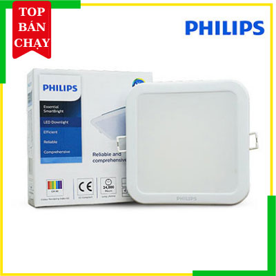 Âm trần Philips LED Vuông DN027B G3 LED12 L150 SQ (12W L150)