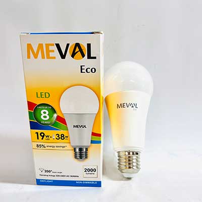 MEVAL - Bóng Led Bulb E27 19W Sáng Trắng