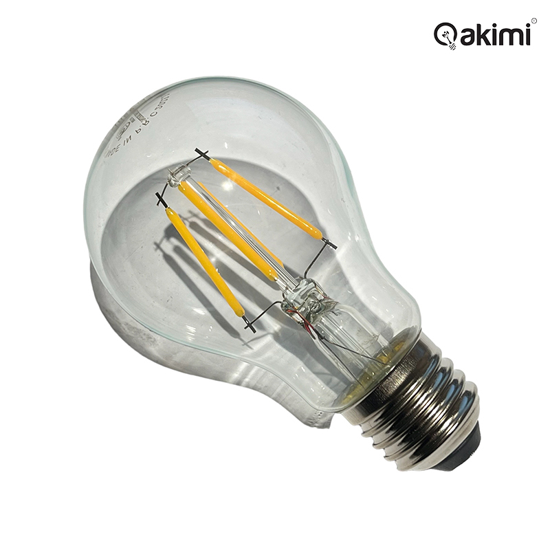 AKIMI - Bóng LED 4W Edision A60 Vỏ Trắng E27 | AKA60-4W-E27T