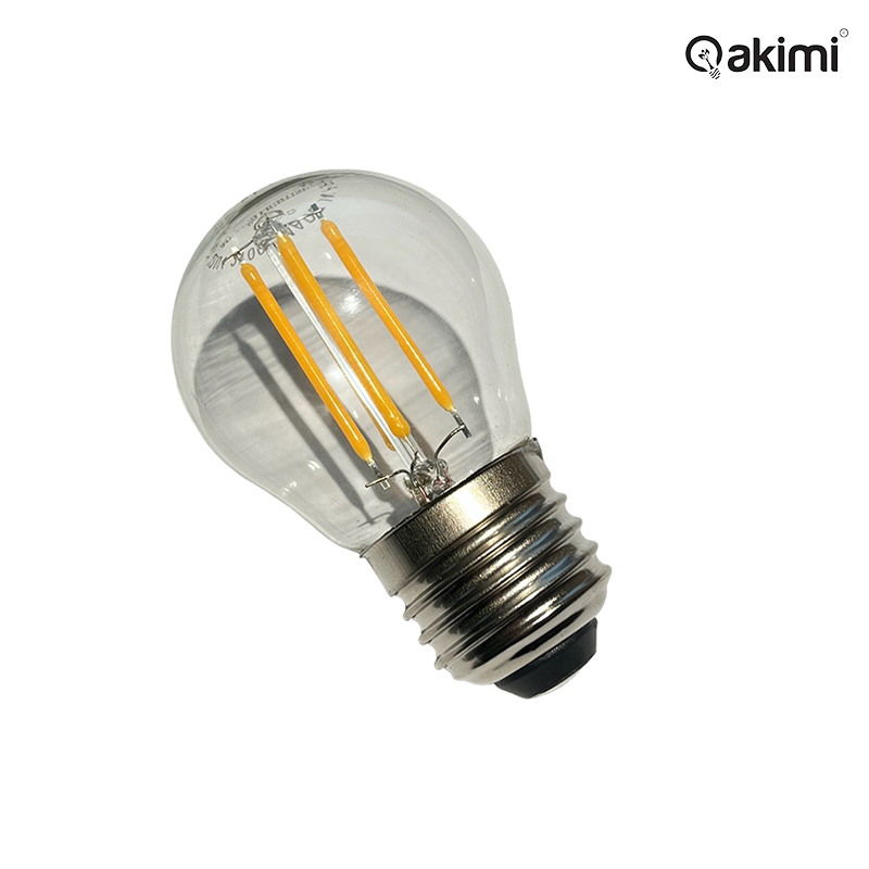 AKIMI - Bóng LED 4W Edision G45 Vỏ Trắng E27 | AKG45-4W-E27T
