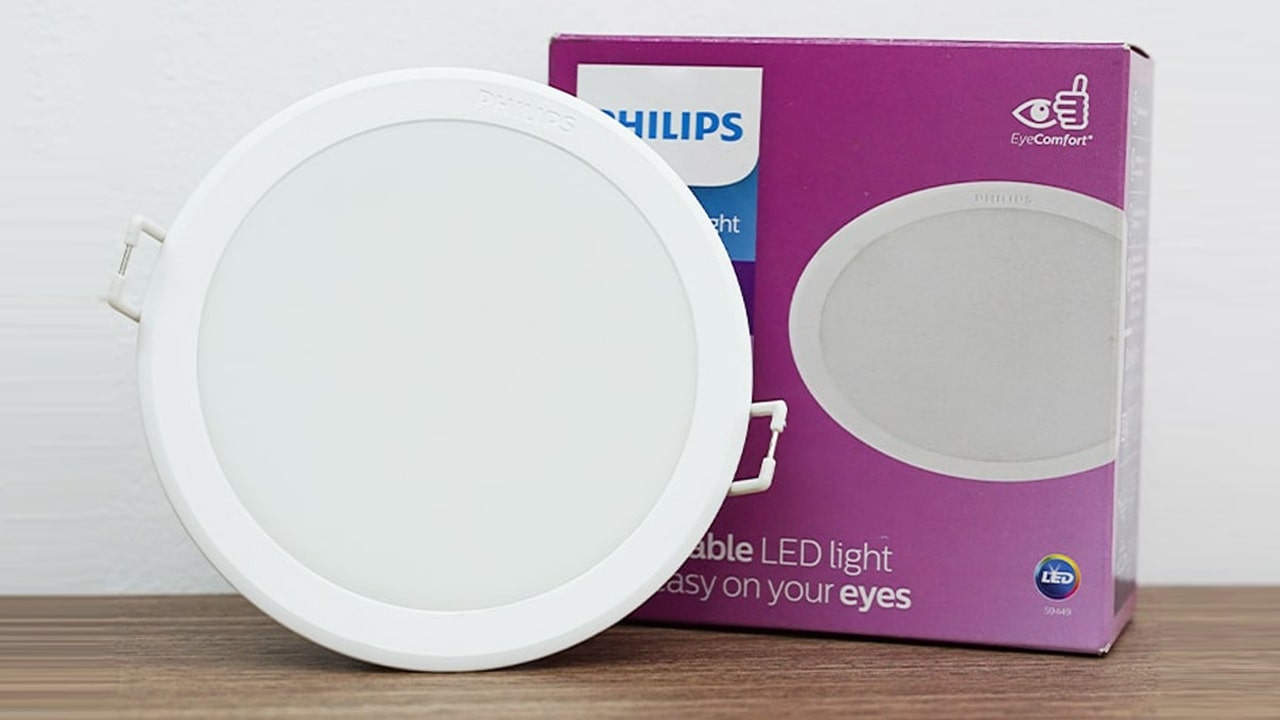 Đèn LED âm trần Philips dạng tròn