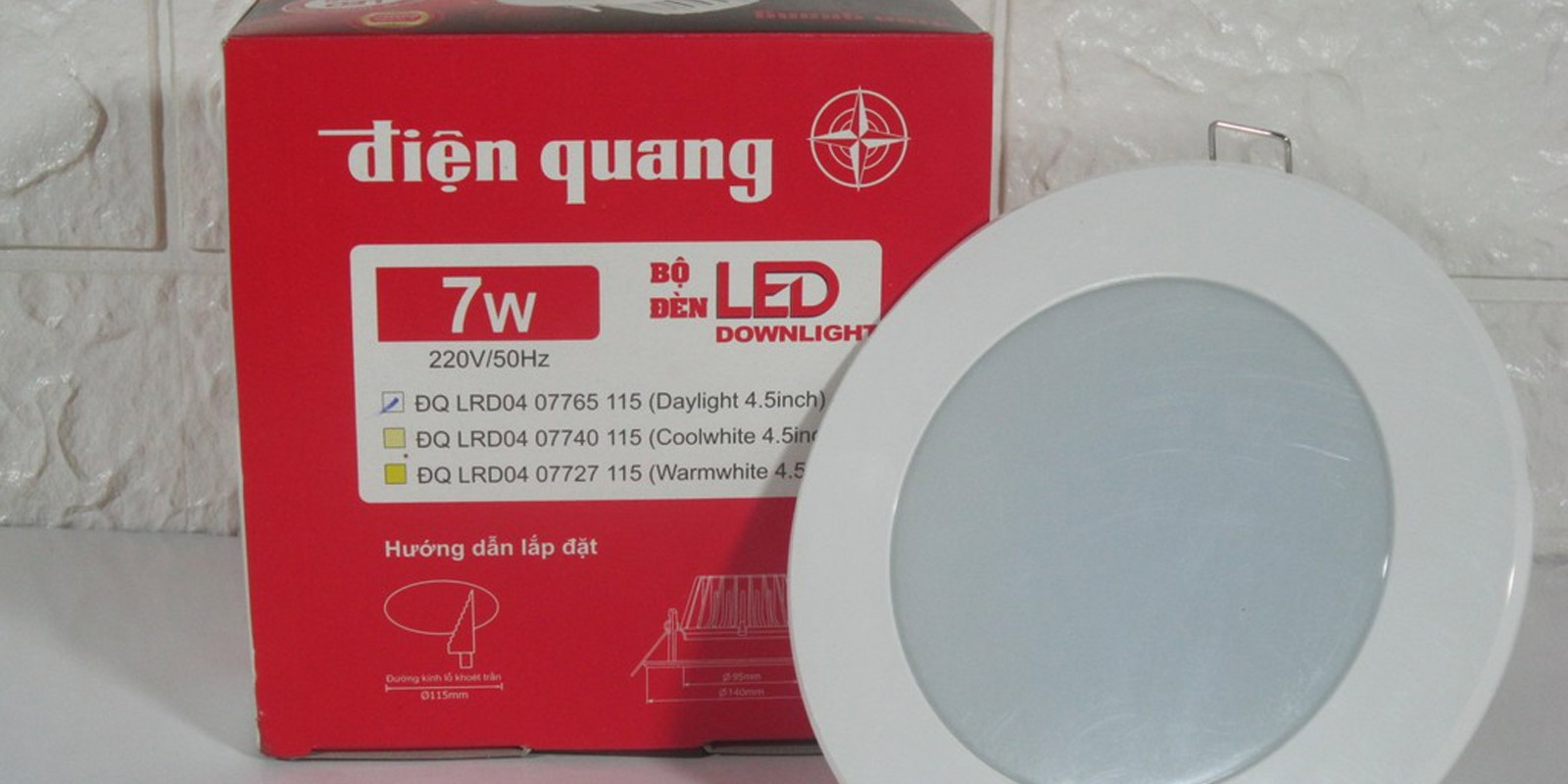Đèn LED âm trần Điện Quang