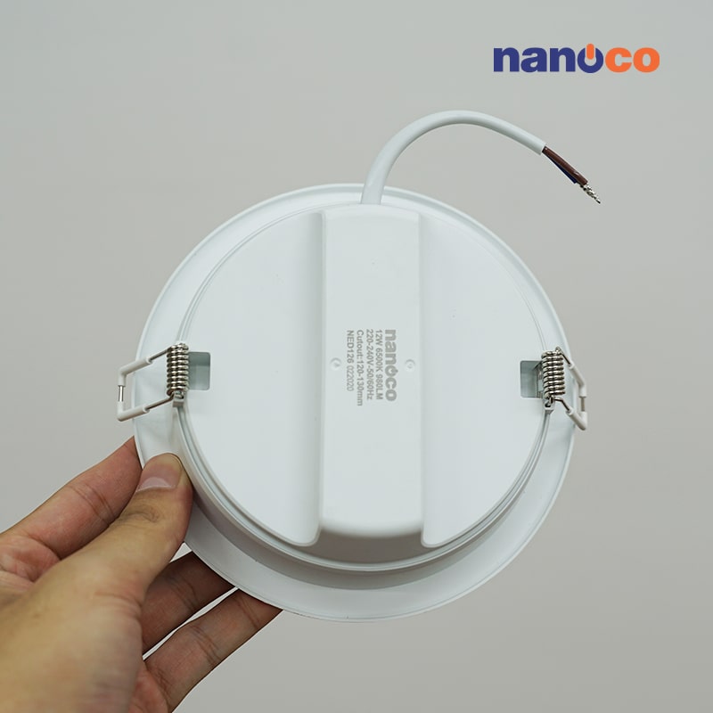 Âm trần siêu mỏng Nanoco Eco Series / 12W (3 chế độ)
