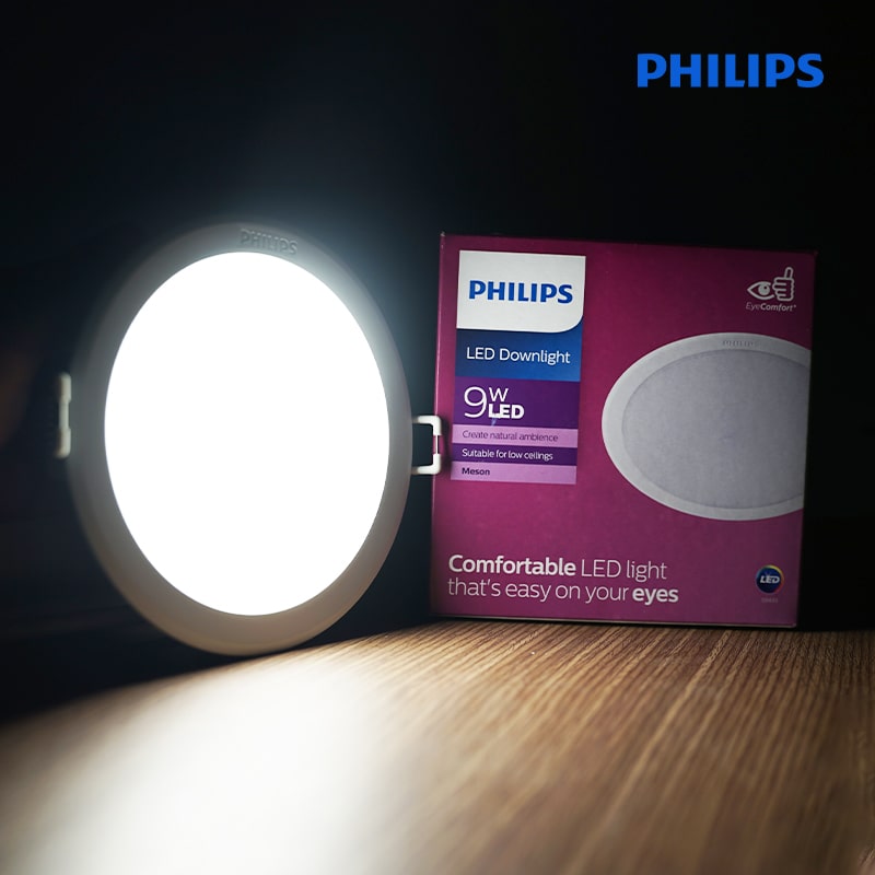 Âm trần Philips LED Meson [59449] / 9W (Φ105)