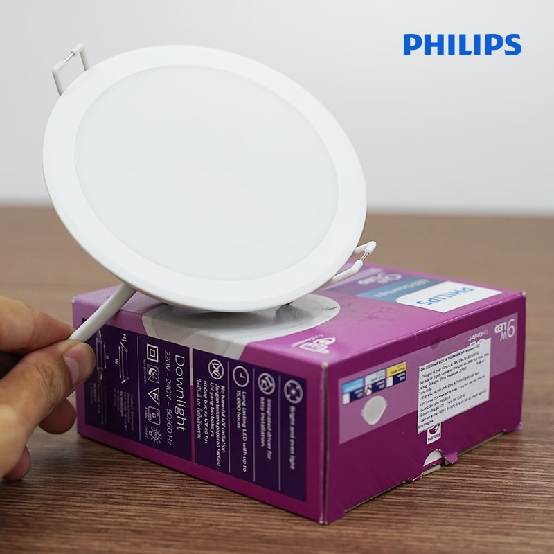 Âm trần Philips LED Meson [59449] / 9W (Φ105)