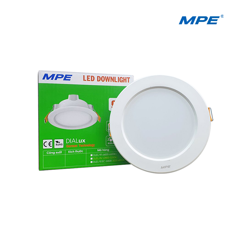 Đèn LED Âm Trần MPE - DLE  / 9W ( 3 chế độ)