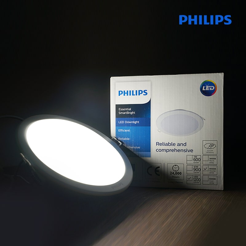 Âm trần Philips LED Tròn DN027B G3 LED12 D150 RD (12W Φ150)