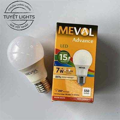 MEVAL - Bóng Led Bulb E27 7W