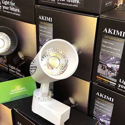 Akimi – Đèn Rọi Ray Thân Trắng 25W 3000K / 4000K / 6500K | AKW25W