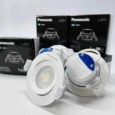 Đèn LED Âm Trần Panasonic DN Series Điều Chỉnh Góc Chiếu NNNC7624188 / NNNC7629188 / NNNC7628188 7W