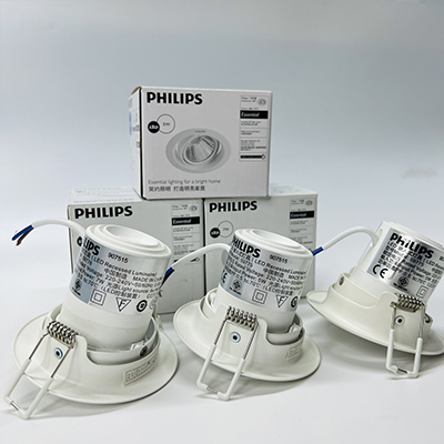 Philips Pomeron – Âm Trần Chiếu Điểm Đổi Góc Linh Hoạt 2 Trục Màu Trắng 7W | 59776