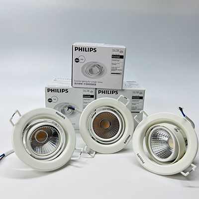 Philips Pomeron – Âm Trần Chiếu Điểm Đổi Góc Linh Hoạt 2 Trục Màu Trắng 5W | 59775