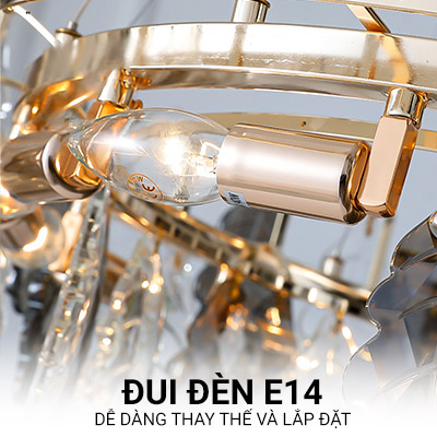EURO - Đèn Chùm Luxury Ciara​​​​​​​ Ø800 | EUCL - 006.3