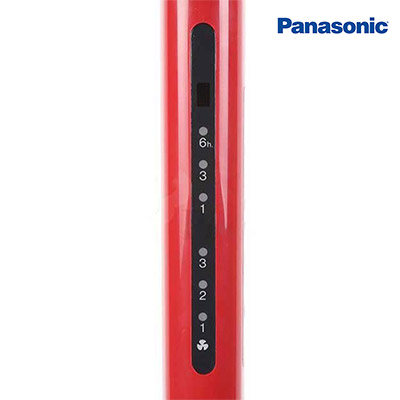 Panasonic - Quạt Đứng 3 Cánh Màu Đỏ - 3 Cấp Độ Gió Có Remote | F-409KMR