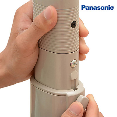 Panasonic - Quạt Đứng 3 Cánh Màu Beige - 3 Cấp Độ Gió Có Remote | F-409KBE