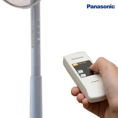 Panasonic - Quạt Đứng 3 Cánh Màu Xanh - 3 Cấp Độ Gió Có Remote | F-409KB