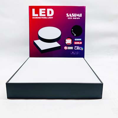 SASIMI - Ốp trần vuông viền đen Modern 36W - 6500K | SAS-M36S
