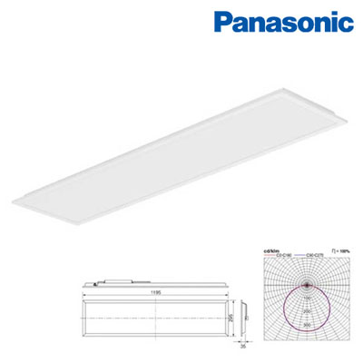 Đèn LED Panel Panasonic 30x120, 36W 6500K
