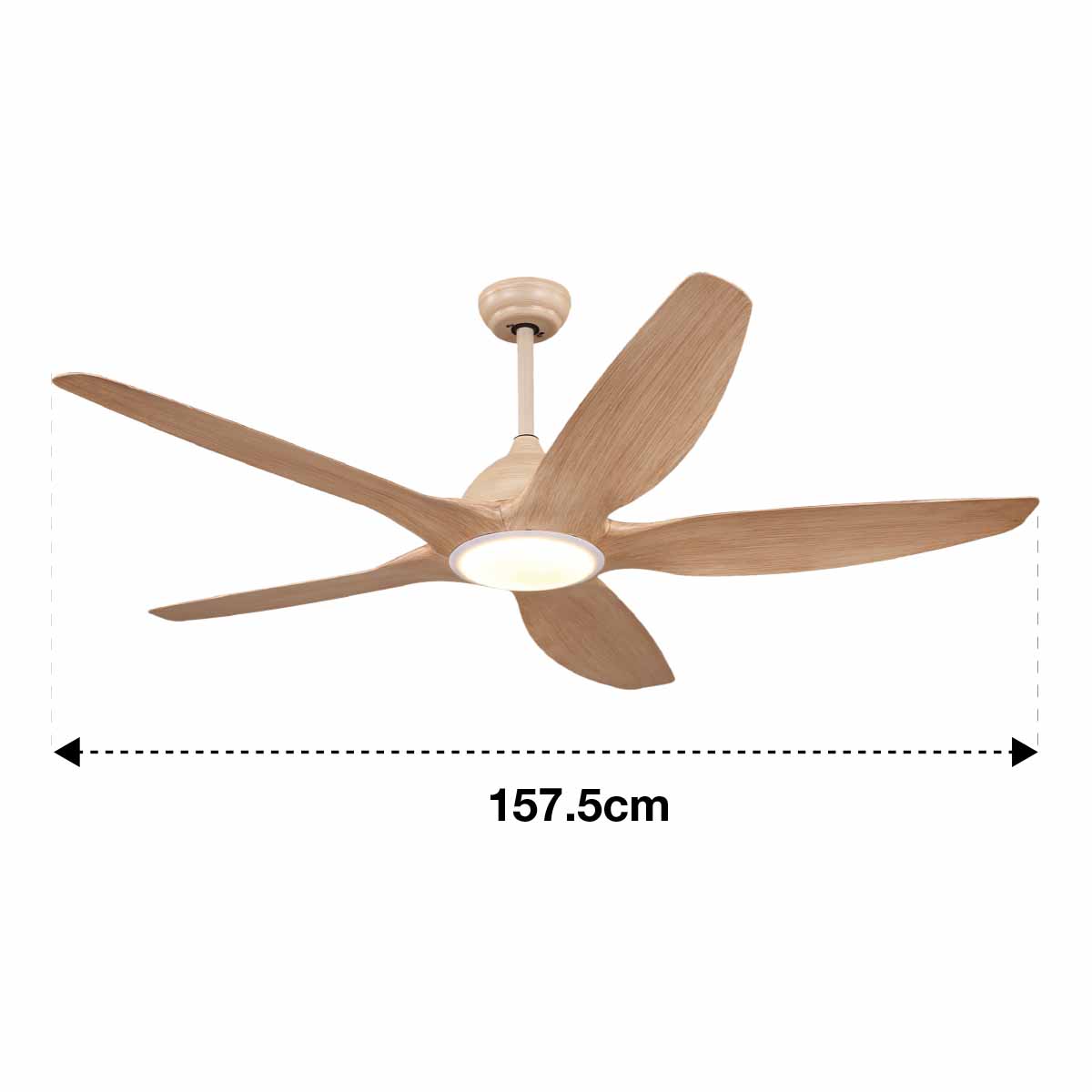 Quạt Trần Trang Trí Hiện Đại Celina-F5051/WW / Cảm Hứng Đến Từ Thiên Nhiên