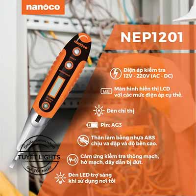 Nanoco - Bút Thử Điện Đa Năng | NEP1201