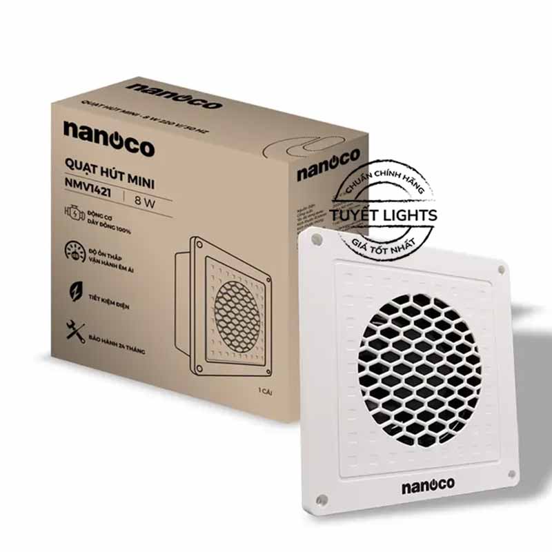 Nanoco - Quạt Hút Gắn Tường Mini | NMV1421