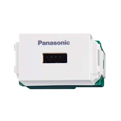 Panasonic FullWide - Ổ Cắm USB 1 Cổng - Màu Trắng | WEF108107-VN