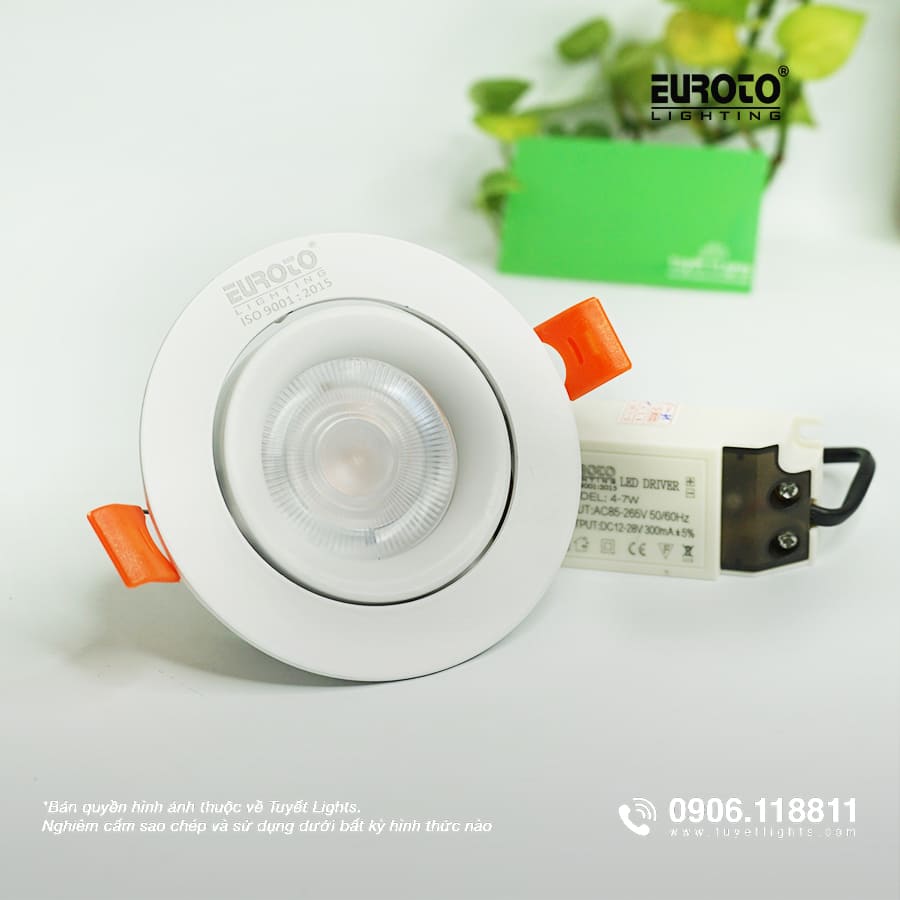 Đèn LED Âm Trần Euroto LA481 / 7W