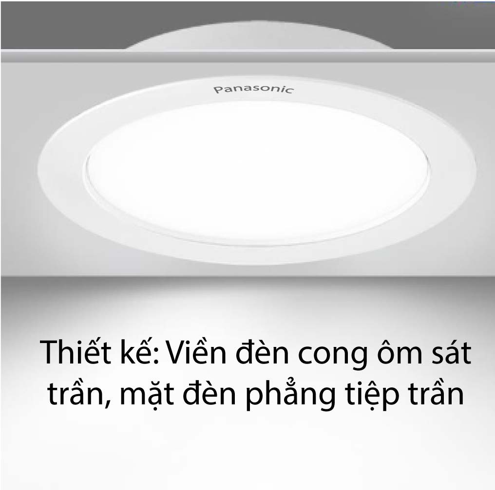 Đèn LED Âm Trần Panasonic DN 2G Tròn NNV70036WE1A / NNV70046WE1A / NNV70066WE1A Ø110 9W