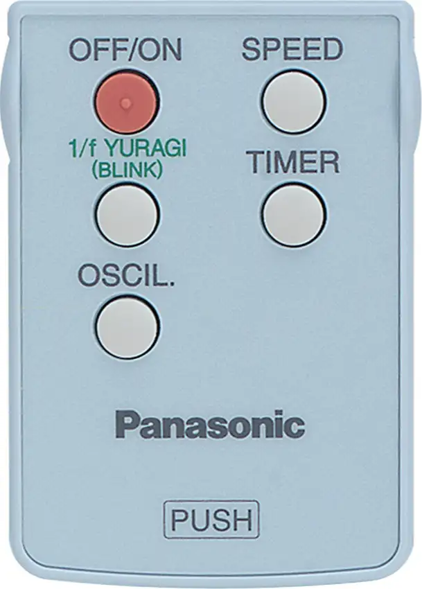 Quạt đứng Panasonic F-308NHB màu xanh - Chức năng tạo gió tự nhiên 1/f Yuragi