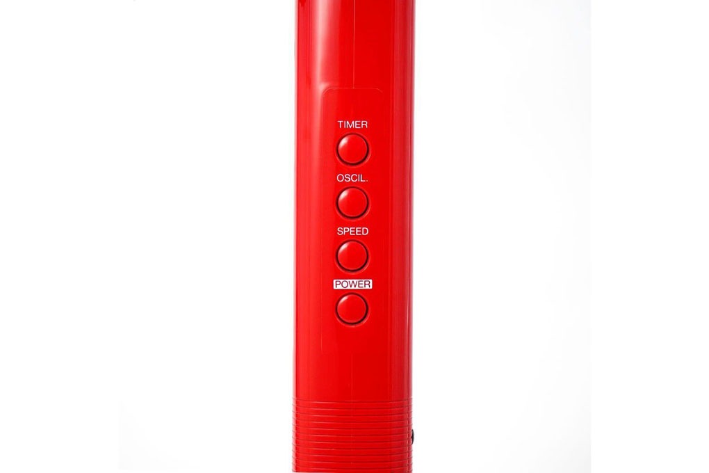 Quạt đứng Panasonic F-409KMR màu đỏ - 3 cấp độ gió, có remote